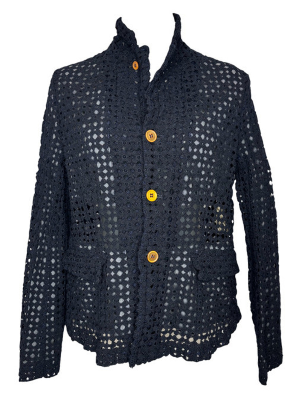 Comme des Garcons Flower Eyelet Jacket